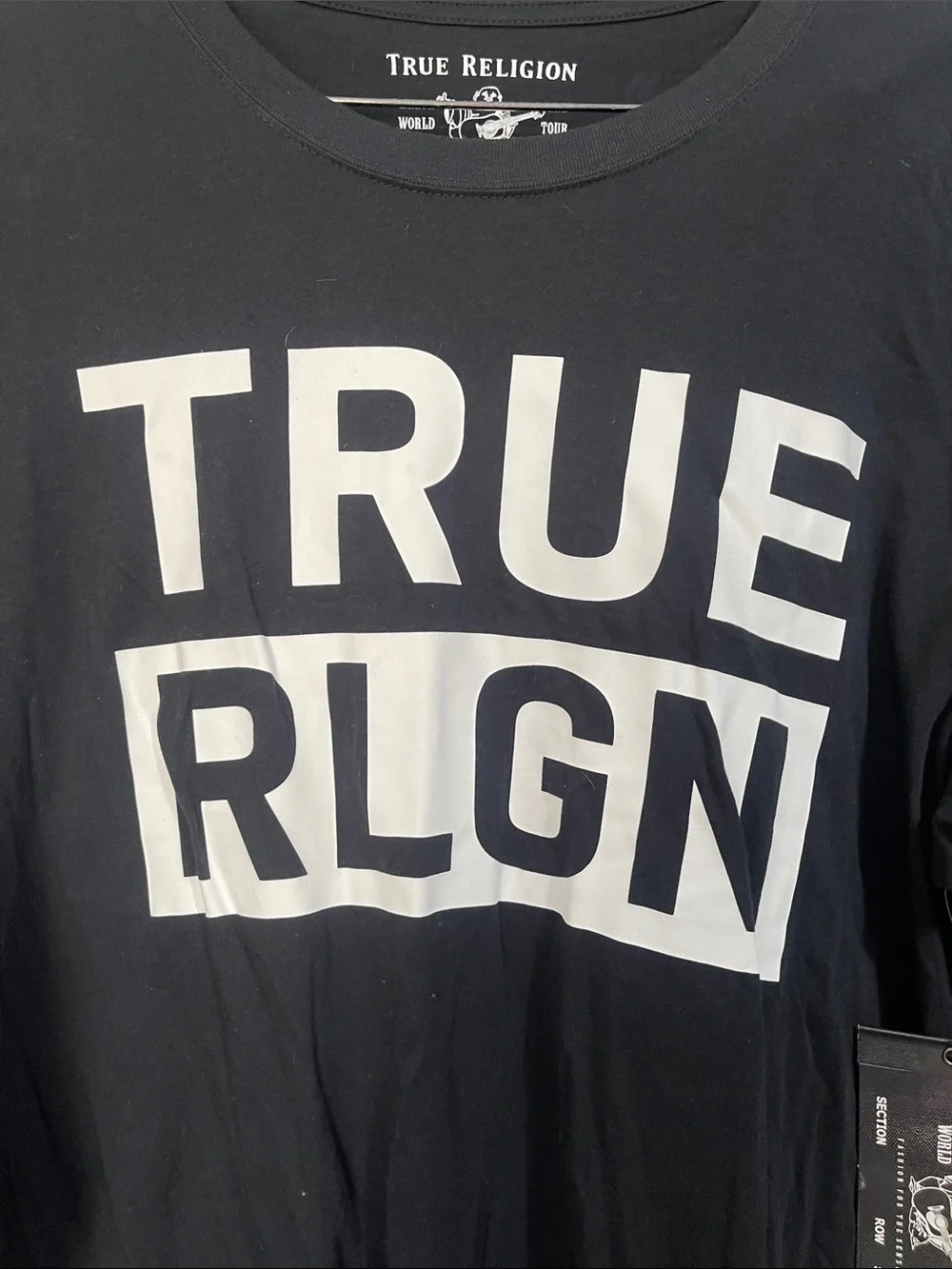 Men’s True Religion - Black Long Sleeve Tee